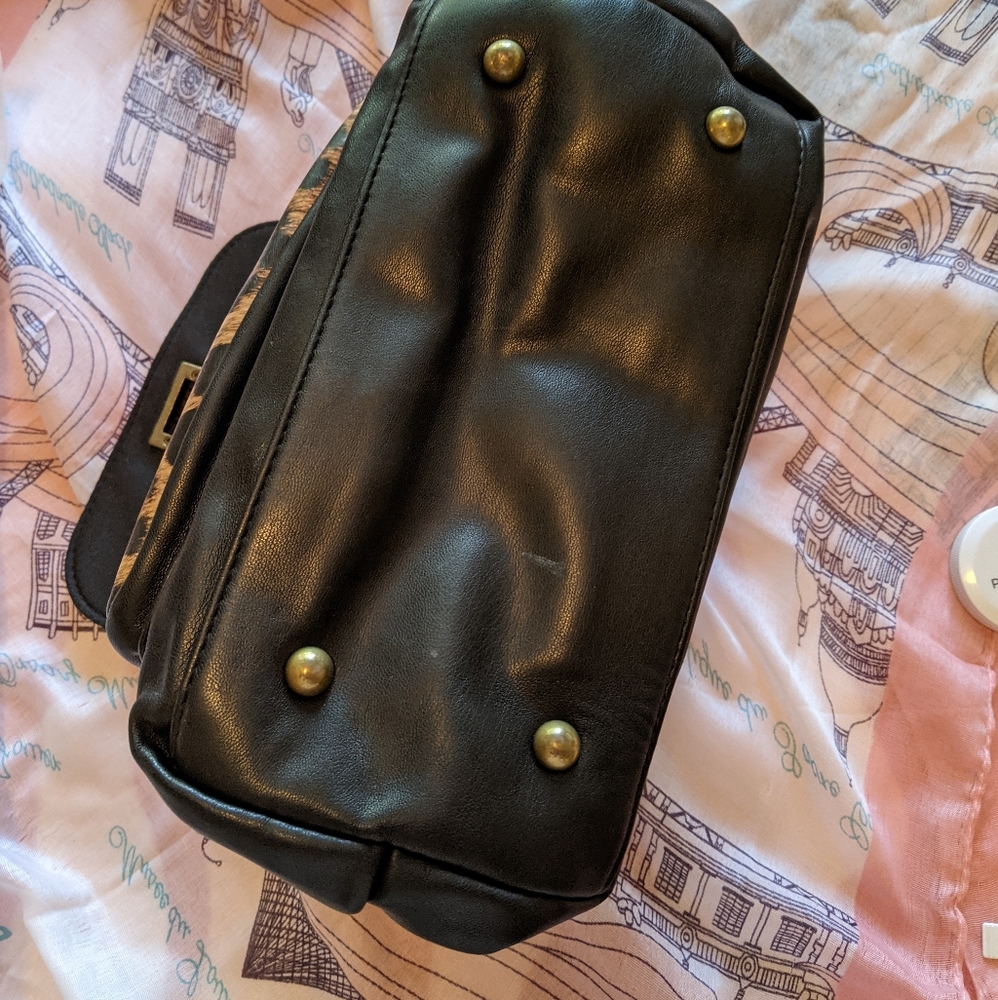 Vintage Leather Satchel Purse - Picture 14 of 15